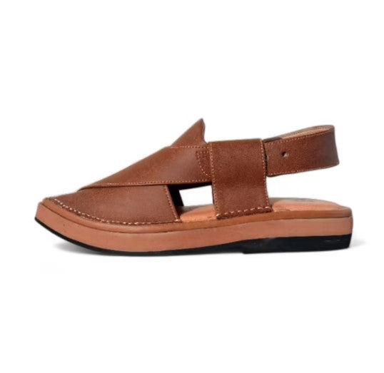 Kaltoor Kaptaan Chappal Walnut Color