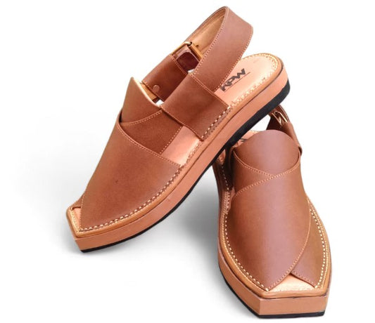 Kaltoor Kaptaan Chappal Walnut Color